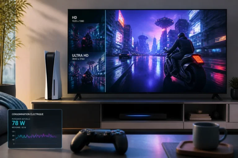 Combien consomme une PS5 au quotidien