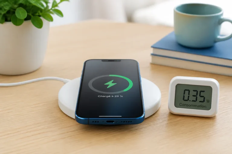 Combien consomme un chargeur de téléphone
